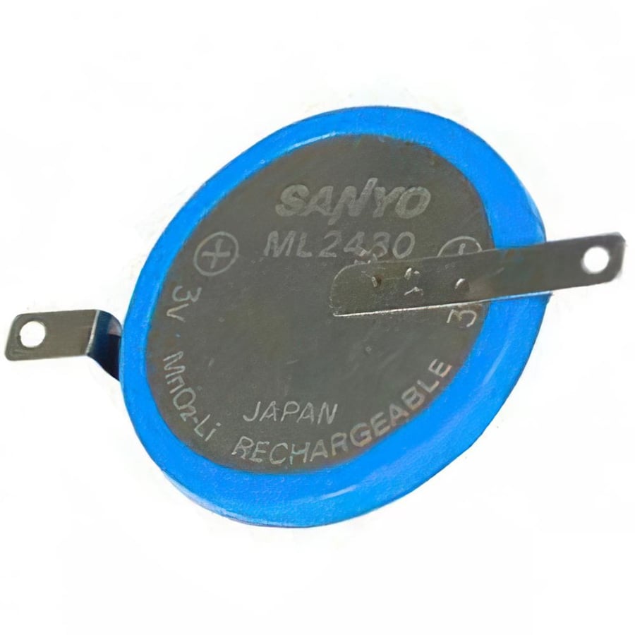 SANYO ML2430-TT2-PH 3V Şarjlı Lithium Pil , 2 Ayak