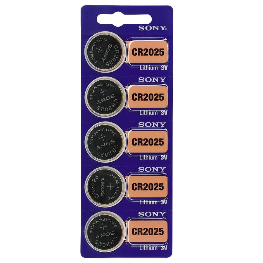 Sony CR2025 3V Lityum Pil 5'li Paket