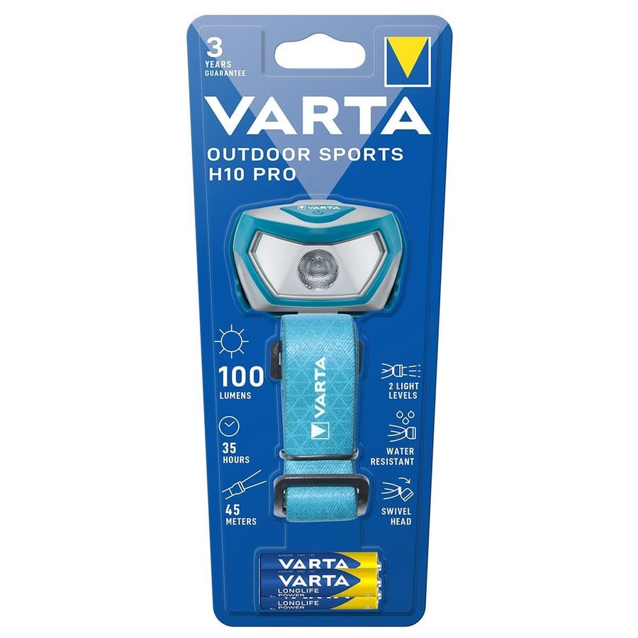 Varta 100lm LED Kafa Feneri - Outdoor Sports H10 Pro (16650)