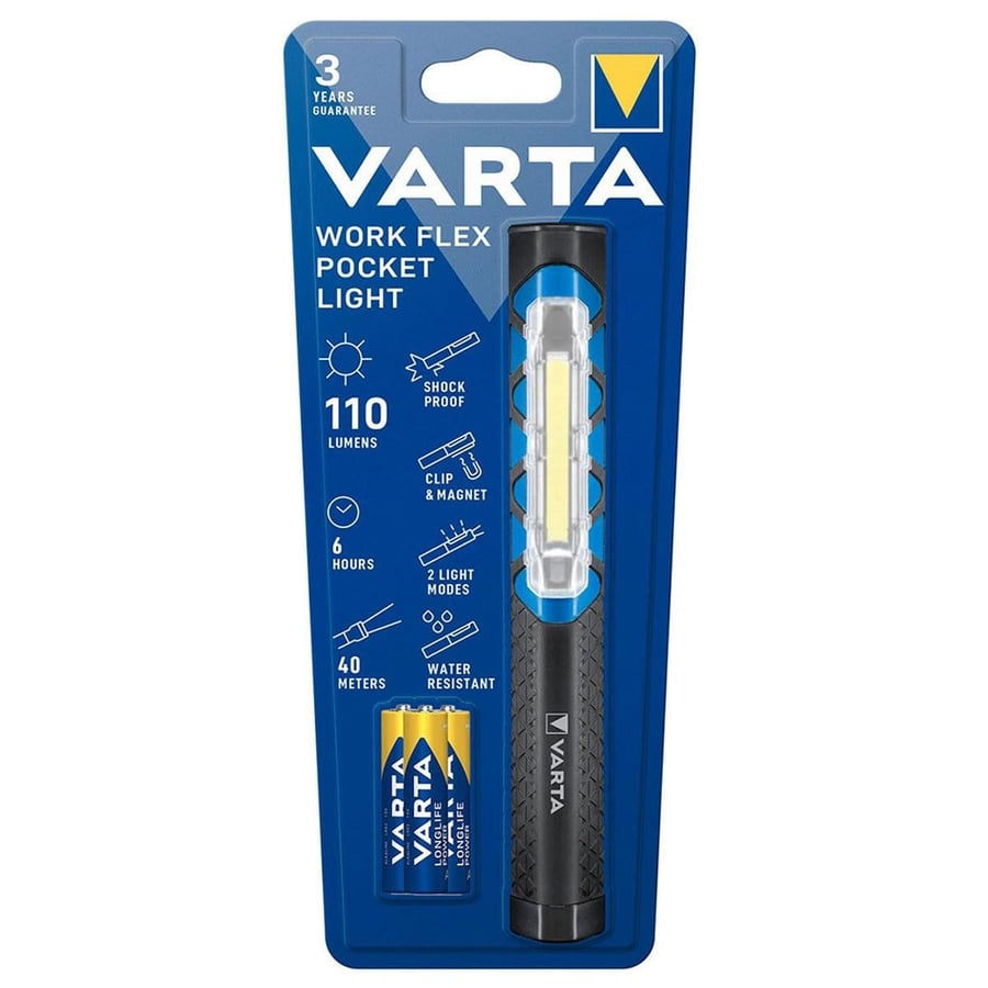 Varta 110lm LED Fener - Work Flex Cep (17647)