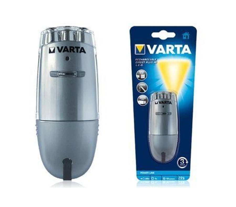 Varta 17682 Led Şarjlı Direk Prizden Fener