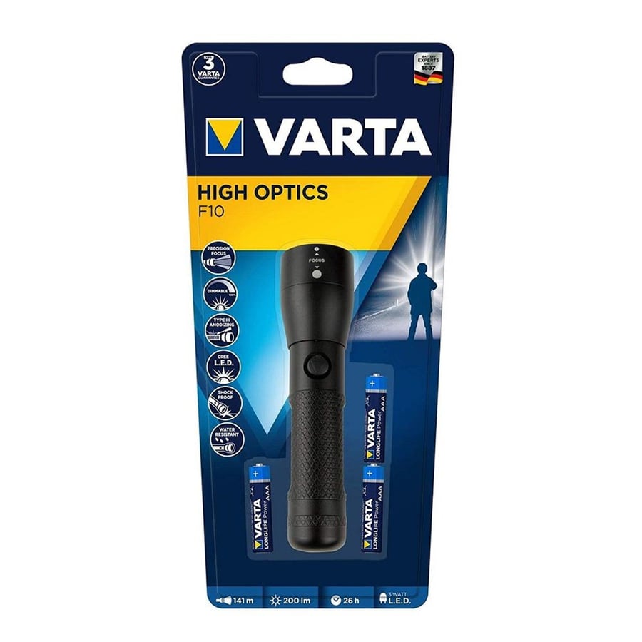 Varta 18810 3W High Optics F10 Pilli El Feneri