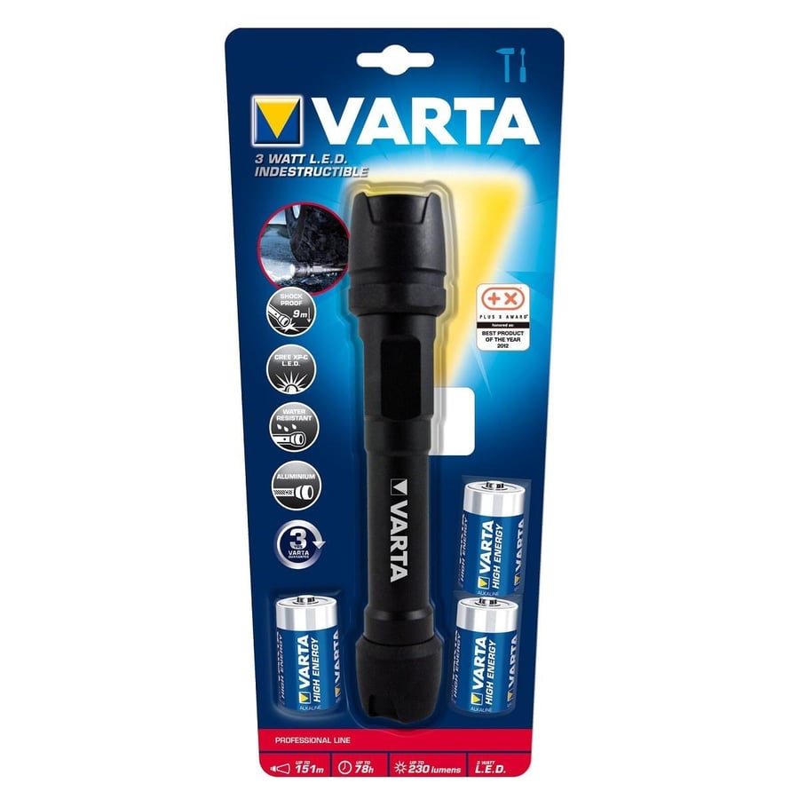 Varta 230lm LED El Feneri - Indestructible (18702)