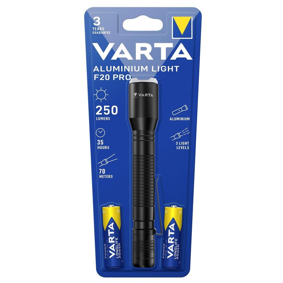 Varta 250lm LED El Feneri - Alüminyum F20 Pro (16607)