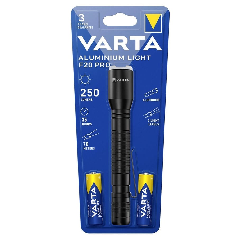 Varta 250lm LED El Feneri - Alüminyum F20 Pro (16607)