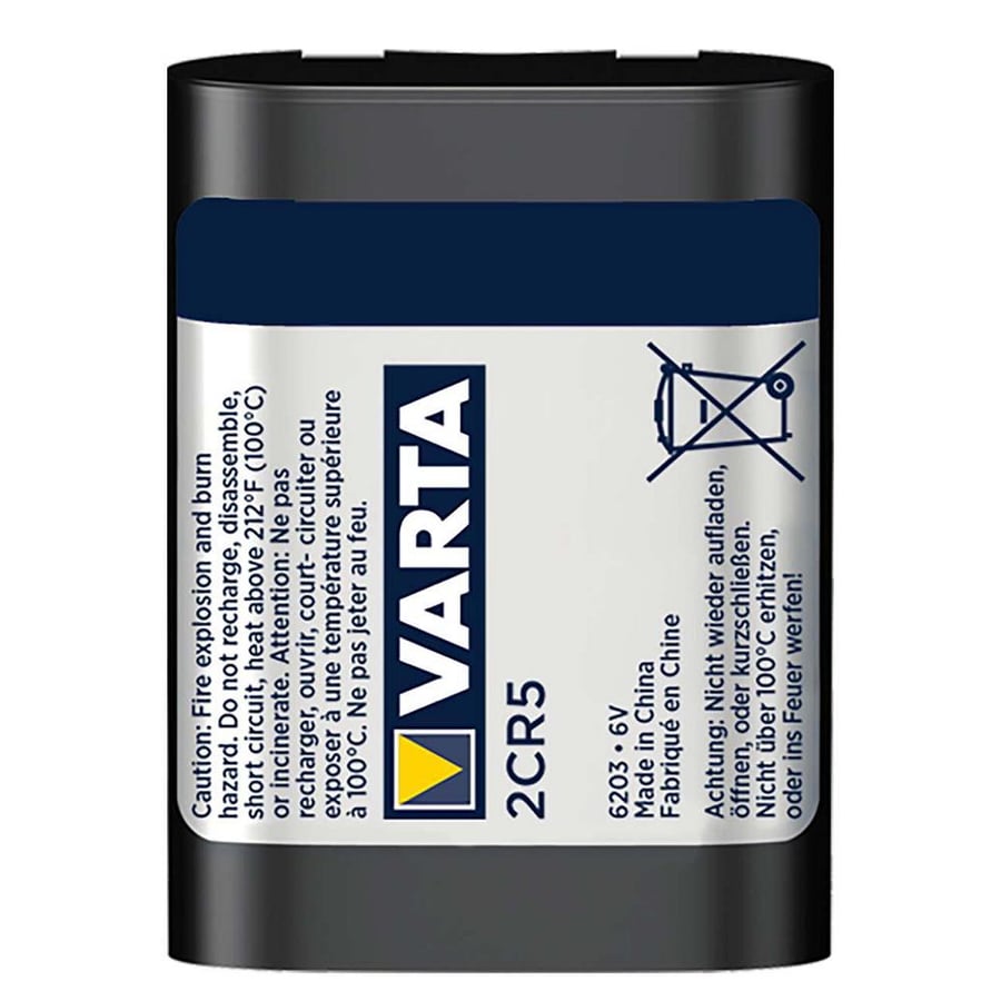 Varta 2CR5 6V Lithium Tekli Paket Pil – Professional (6203)