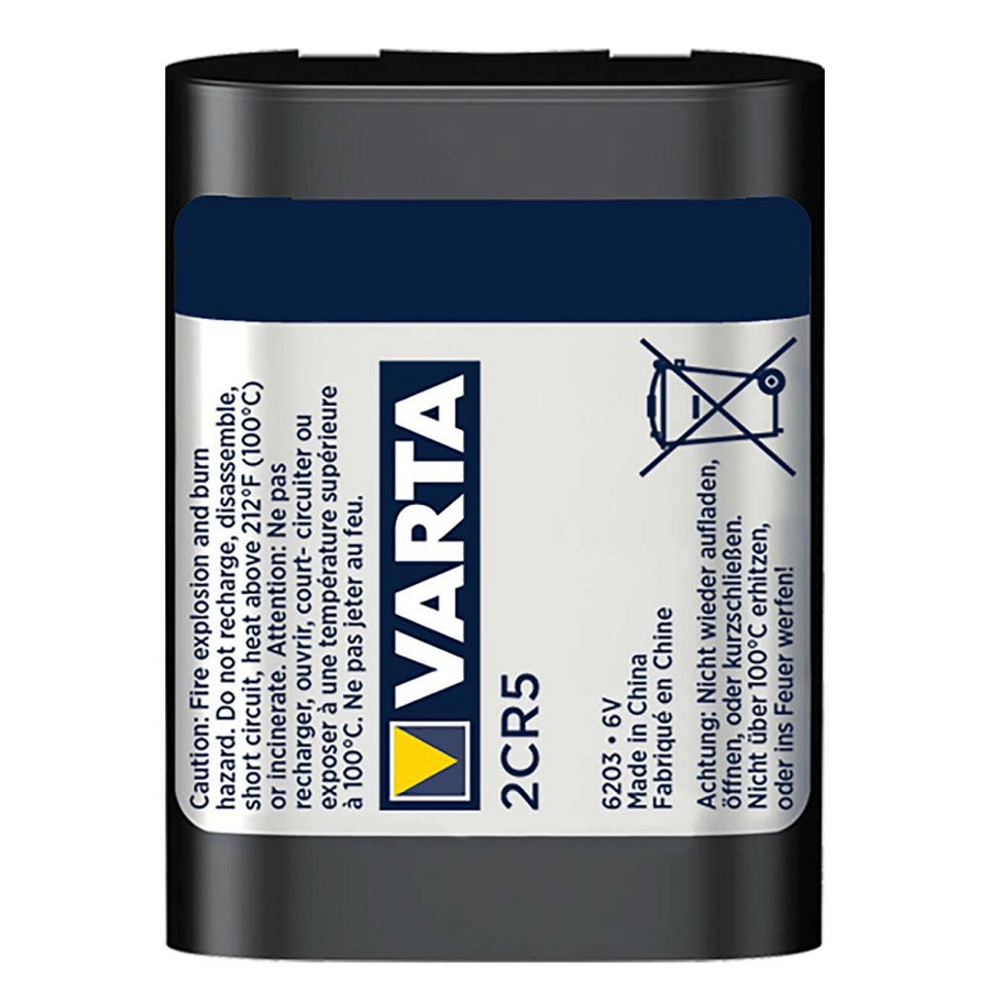 Varta 2CR5 6V Lithium Tekli Paket Pil – Professional (6203)