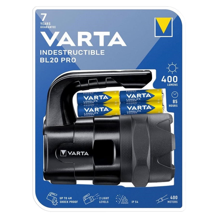 Varta 400lm LED El Feneri - Indestructible BL20 Pro (18751)