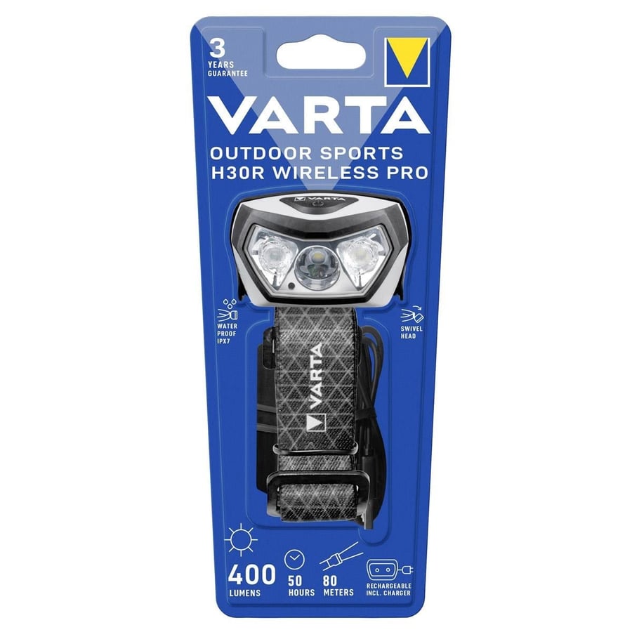 Varta 400lm LED Kafa Feneri - Outdoor Sports H30R Wireless (18650)
