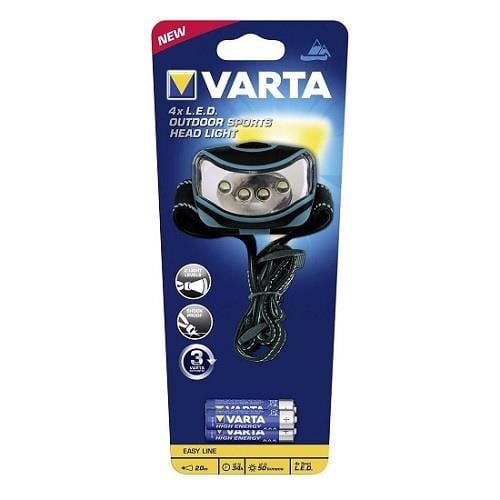 Varta 40lm LED Kafa Feneri - Outdoor Sports (16630)