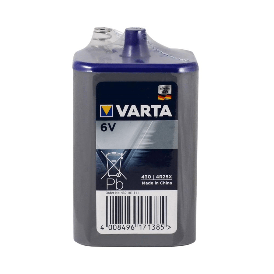 Varta 4R25x 6V Çinko-Karbon Tekli Paket Pil – (430)