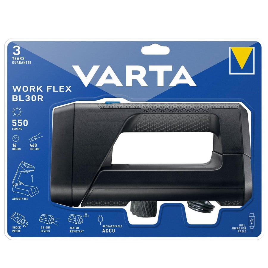 Varta 550lm LED El Feneri - Work Flex (18684)