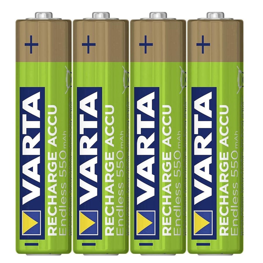 Varta 56663 Endless 550mAh AAA Şarj Edilebilir İnce Kalem Pil 4'lü Paket
