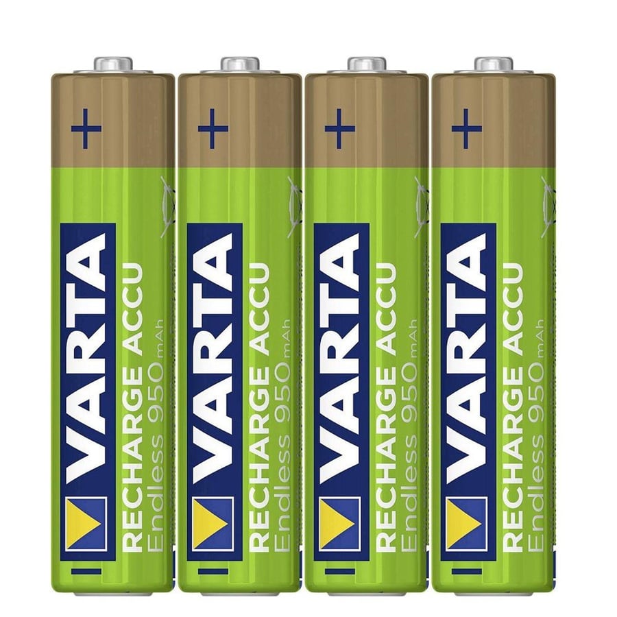 Varta 56683 Endless 950mAh AAA Şarj Edilebilir İnce Kalem Pil 4'lü Paket
