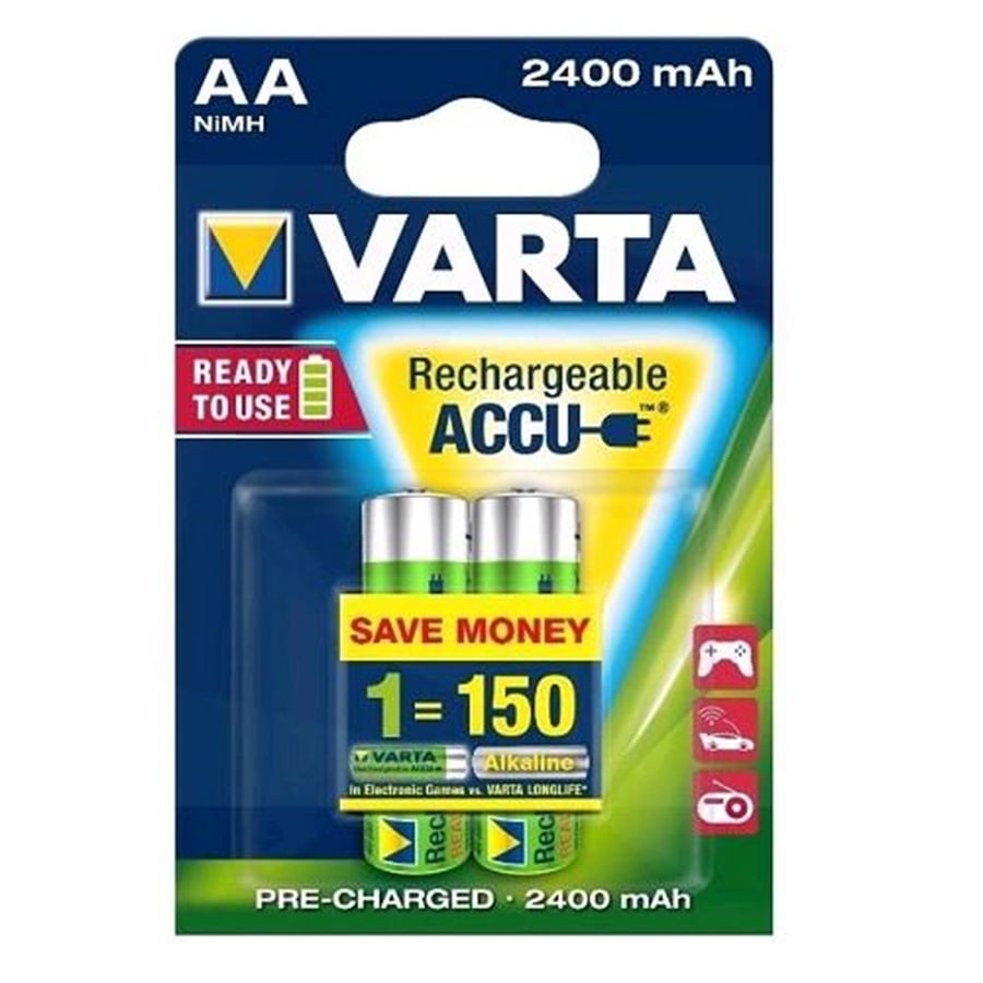 Varta 56756 2400mAh AA Şarj Edilebilir Kalem Pil 2'li Paket