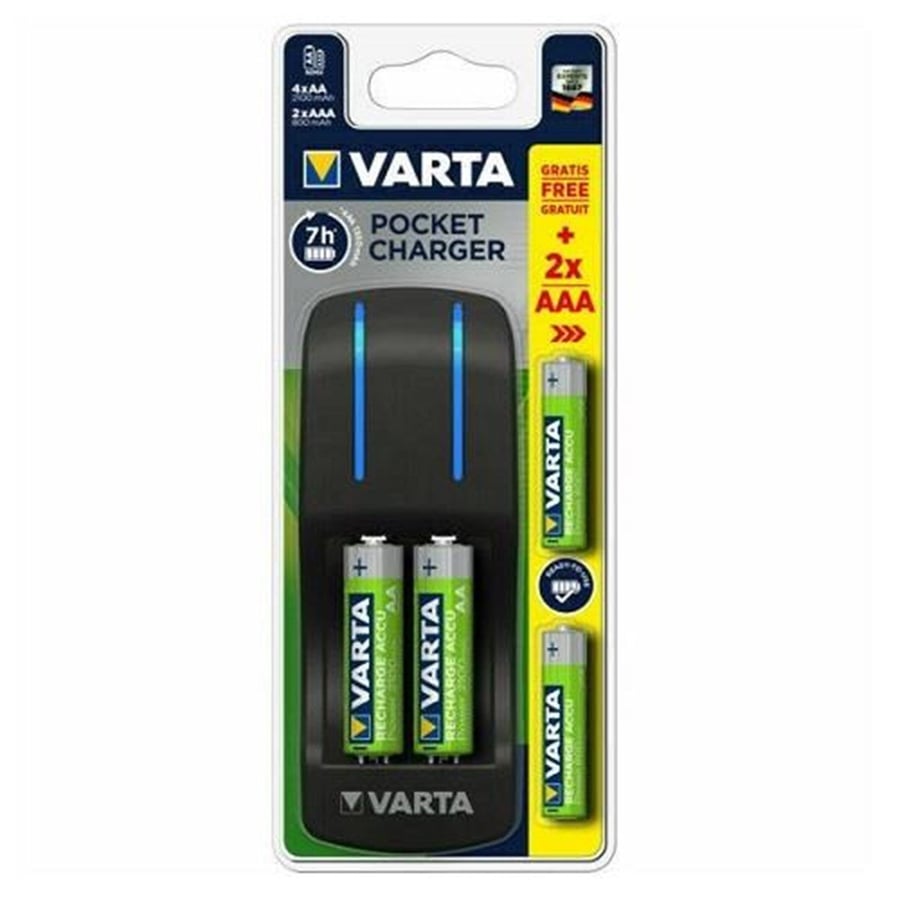 Varta 57642 Pocket Pil Şarj Aleti - 4xAA +2xAAA