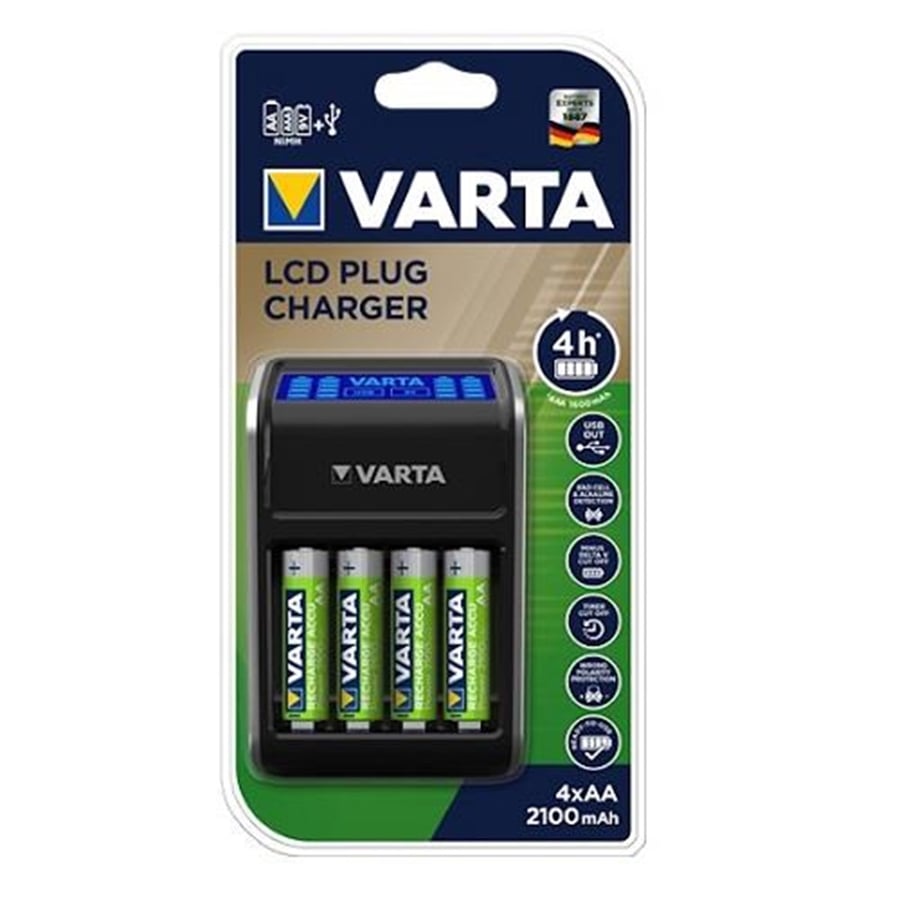 Varta 57677 Lcd Plug 4xAA 2100Mah