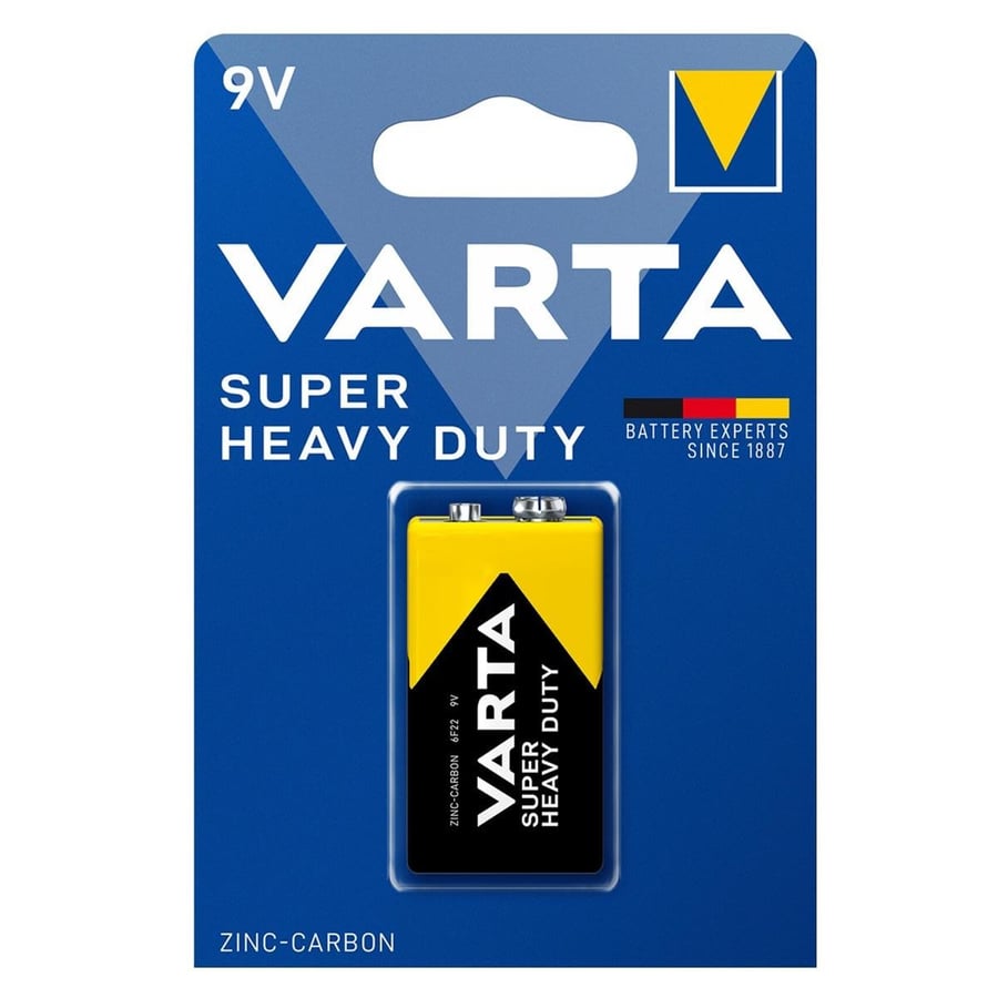 Varta 9V Manganez Tekli Paket Pil – Superlife