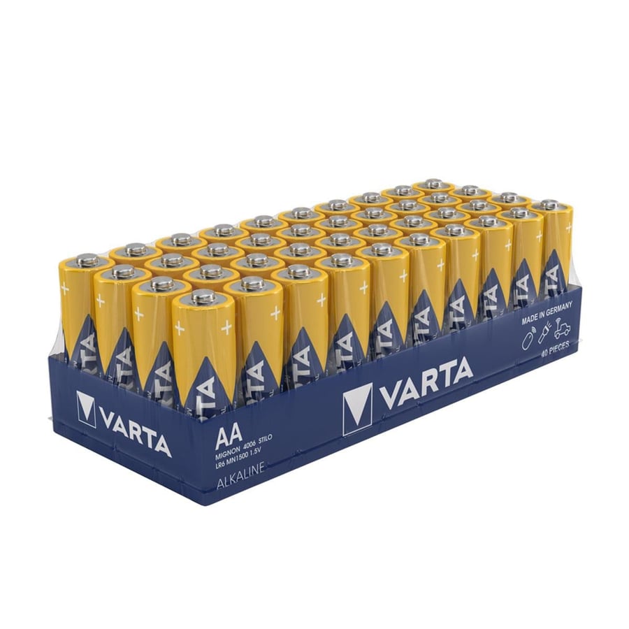 Varta AA 1.5V Alkalin 4'lü Paket Pil – Industrial (4006)