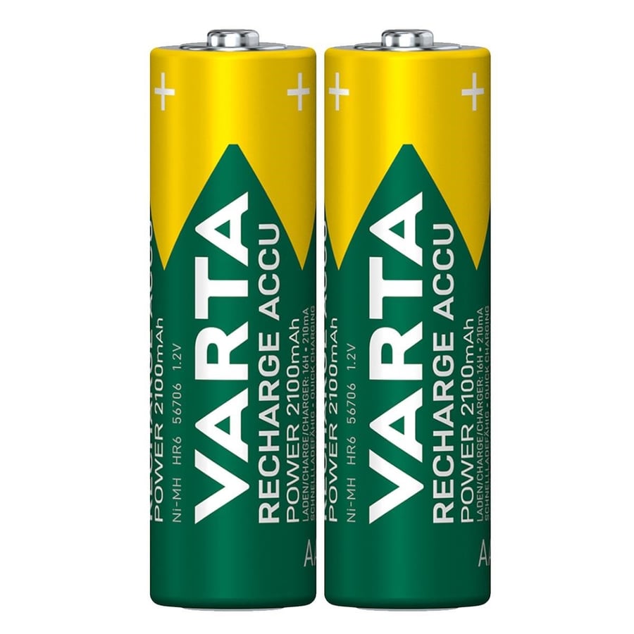 Varta AA 1.2V 2100mAh Ni-MH 2’li Paket Pil – Power (56706)