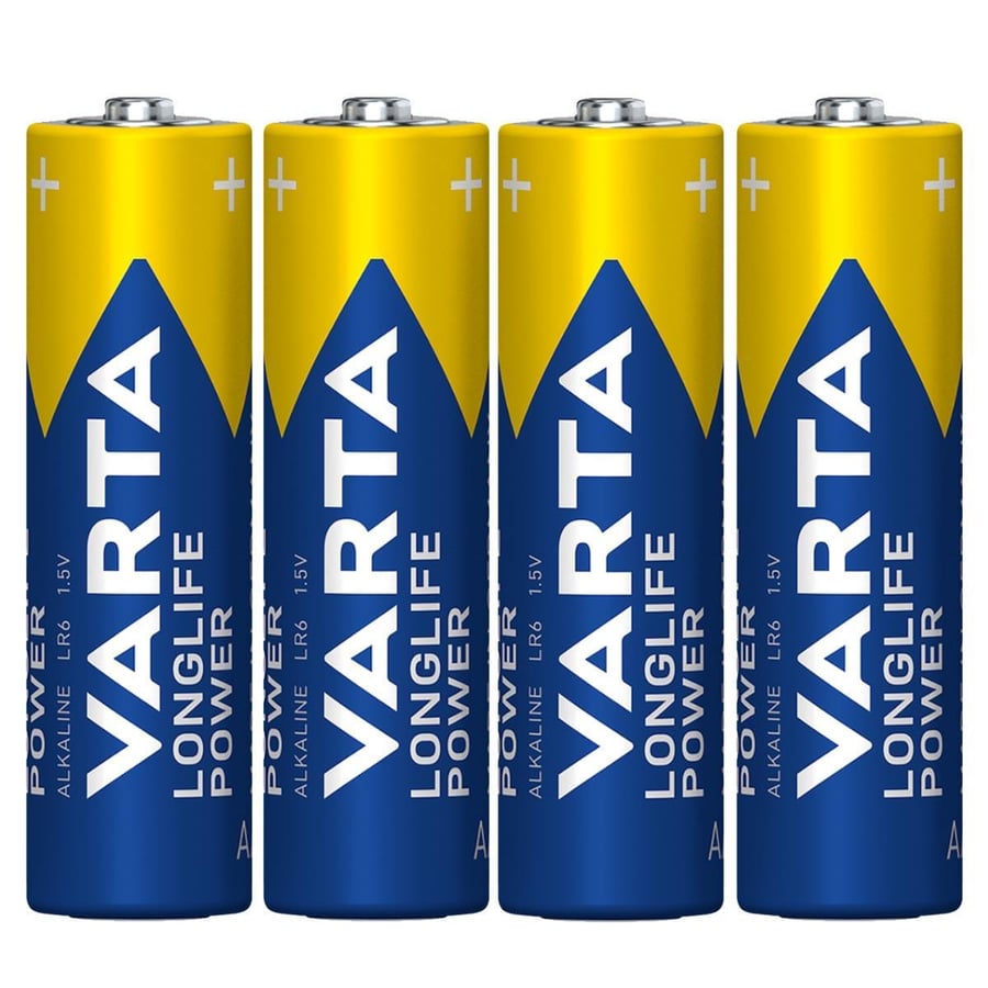 Varta AA 1.5V Alkalin 4’lü Paket Pil – Longlife Power (4906)