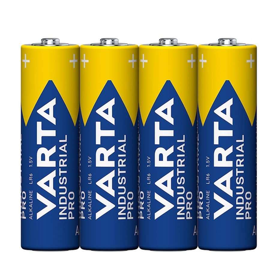 Varta AA 1.5V Alkalin 4'lü Paket Pil – Industrial (4006)