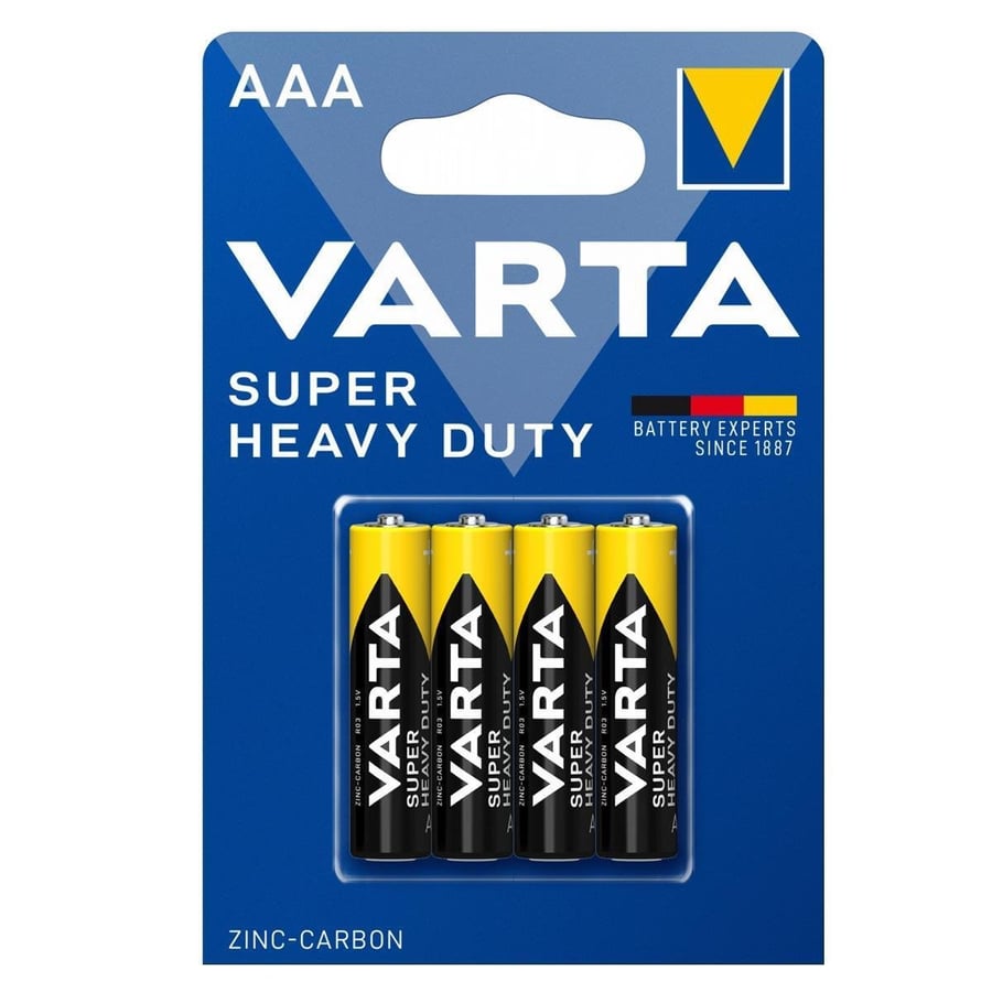 Varta AAA 1.5V Manganez 4’lü Paket Pil – Superlife