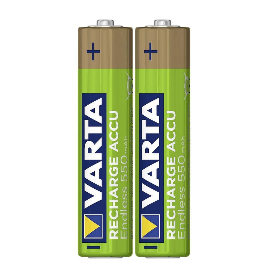 Varta AAA 1.2V 550mAh Ni-MH 2’li Paket Pil – Endless (56663)