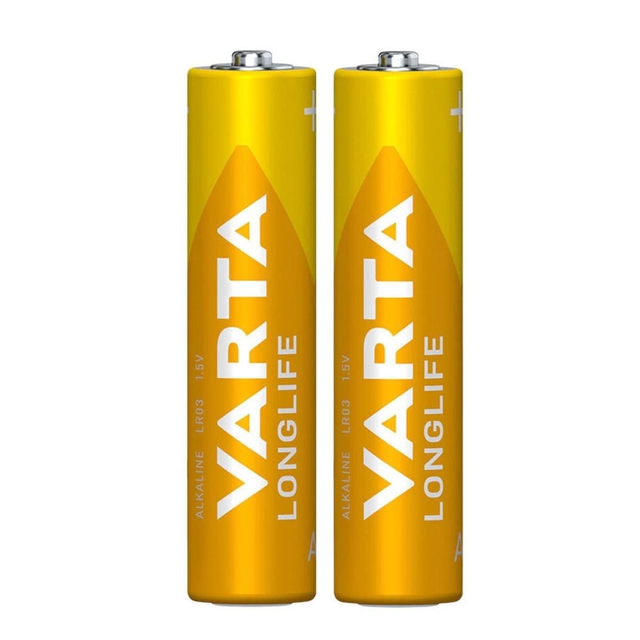 Varta AAA 1.5V Alkalin 2’li Paket Pil – Longlife (4103)