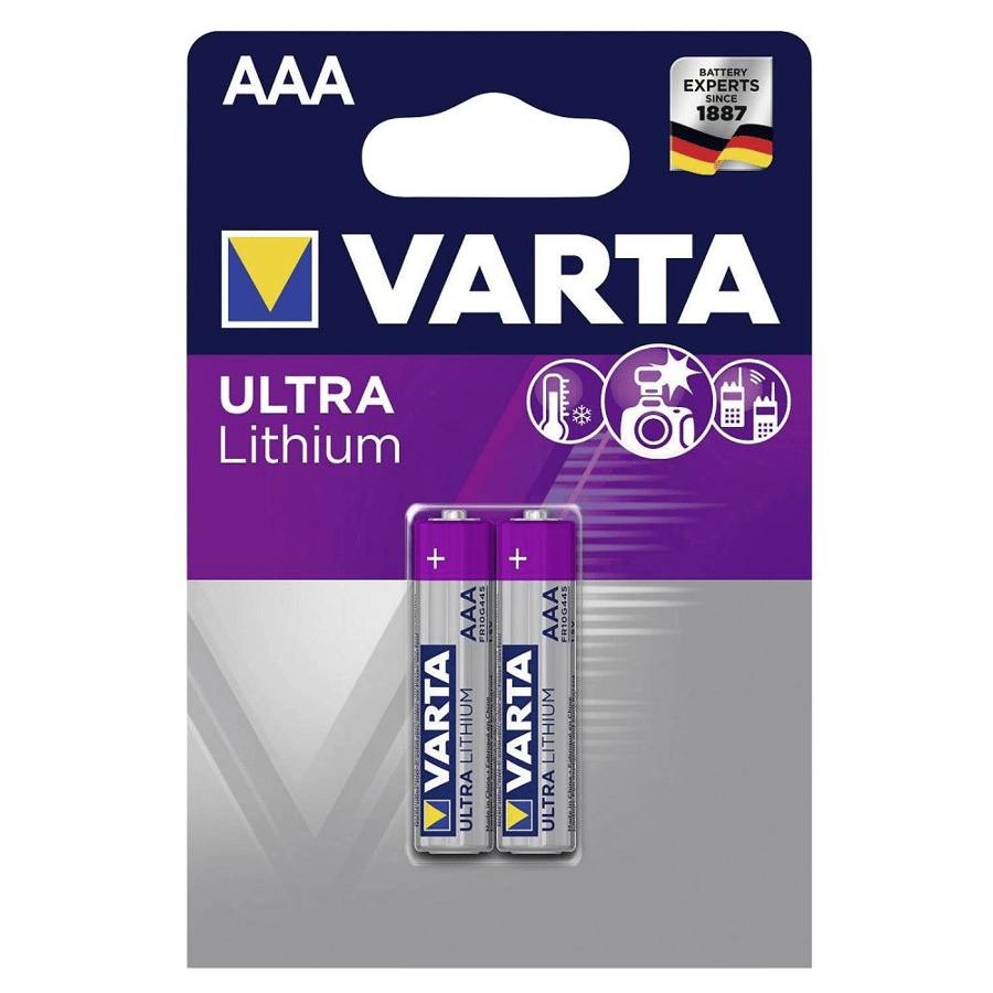 Varta AAA 1.5V Lithium 2’li Paket Pil – Ultra (6103)