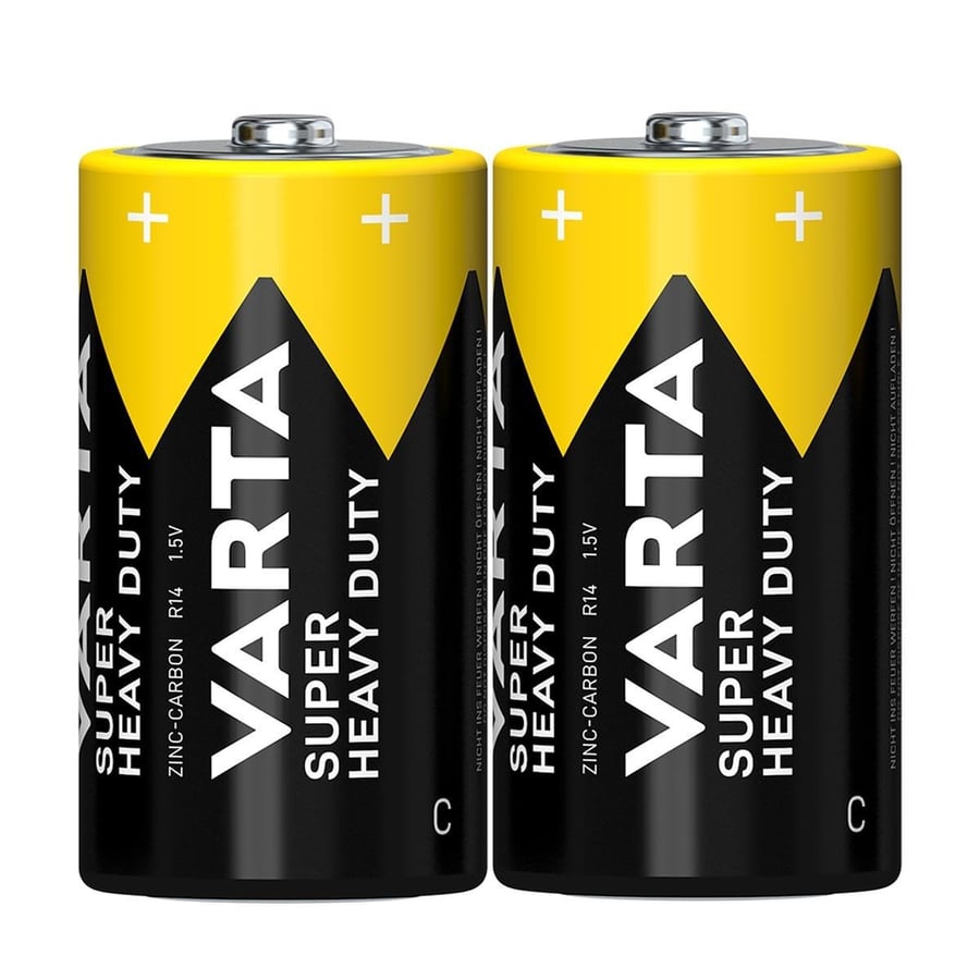 Varta C - Orta Boy 1.5V Manganez 2’li Paket Pil –  Superlife