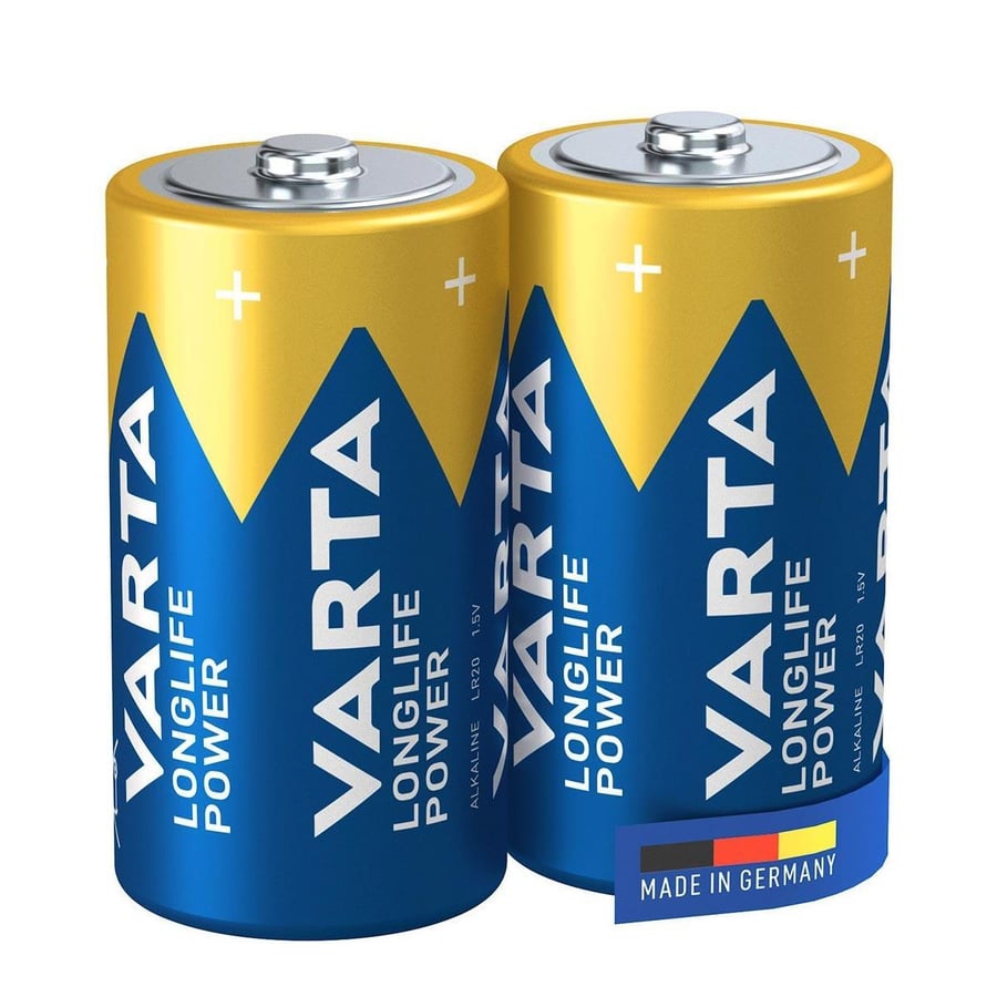 Varta C - Orta Boy 1.5V Alkalin 2’li Paket Pil – Longlife Power (4914)