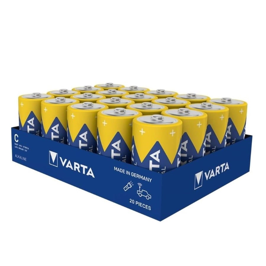Varta C - Orta Boy 1.5V Alkalin Tekli Paket Pil – Industrial (4014)