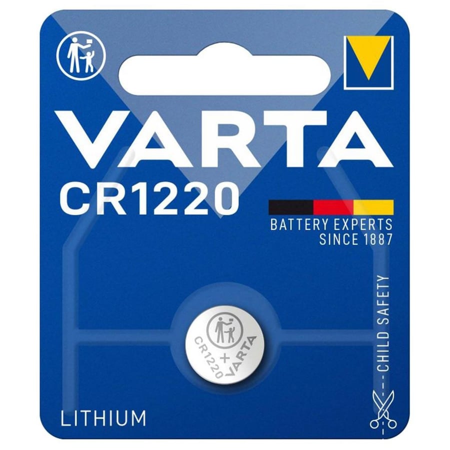 Varta CR1220 3V Lithium Tekli Paket Pil