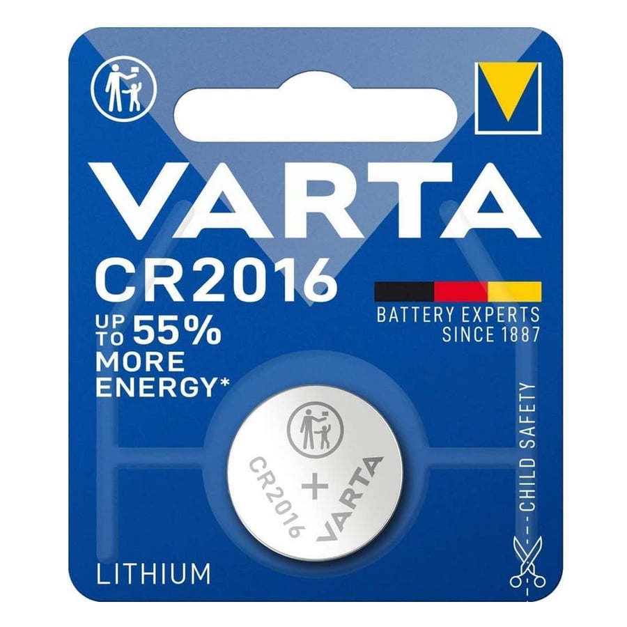Varta CR2016 3V Lithium Tekli Paket Pil