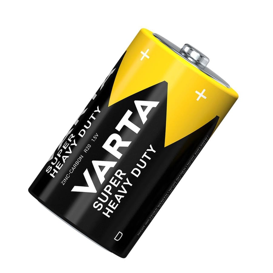 Varta D - Büyük Boy 1.5V Manganez 2’li Paket Pil –  Superlife