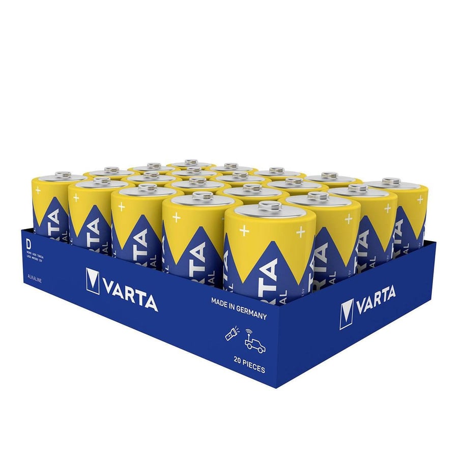 Varta D - Büyük Boy 1.5V Alkalin Tekli Paket Pil – Industrial (4020)