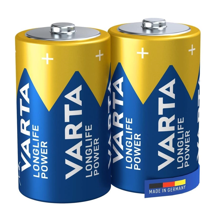 Varta D - Büyük Boy 1.5V Alkalin 2’li Paket Pil – Longlife Power (4920)