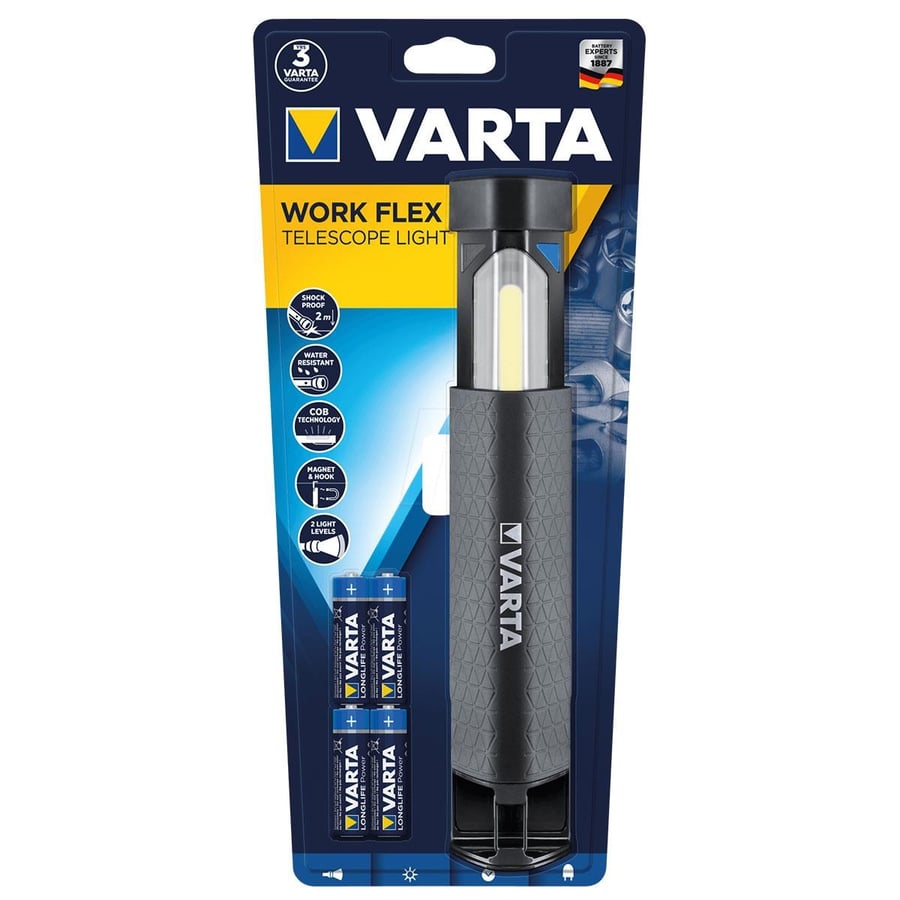 Varta LED Fener - Work Flex Teleskop Aydınlatma (18646)