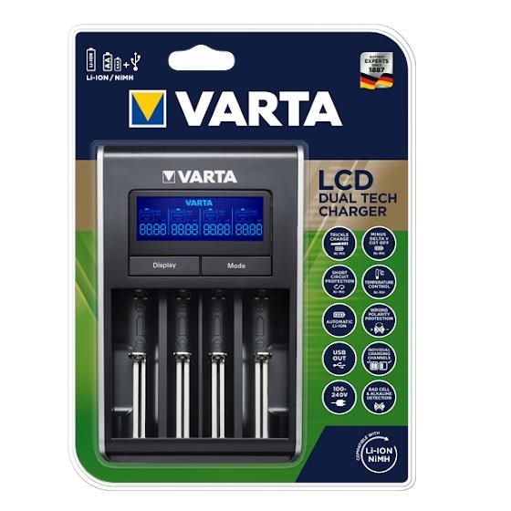 Varta Ni-MH & Li-ion Dual Tech Şarj Cihazı – (57676)