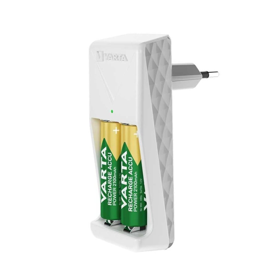 Varta Ni-MH Mini Şarj Cihazı – 2×AA 2100mAh (57656)