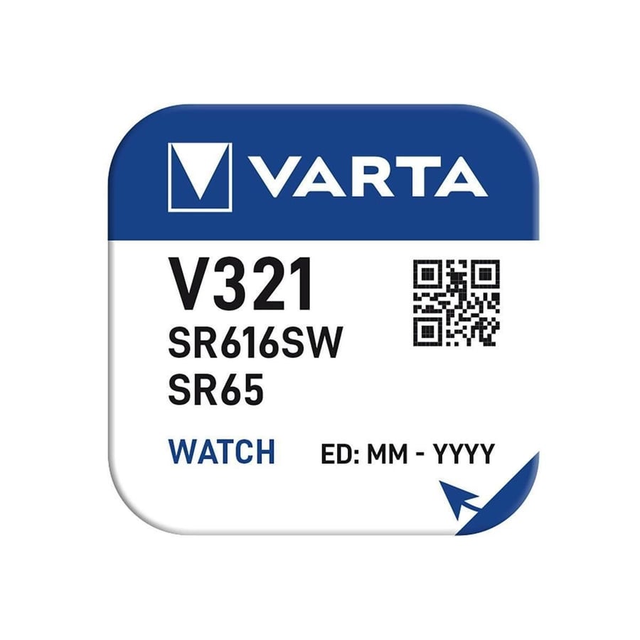 Varta SR616SW 1.5V Gümüş Oksit Tekli Paket Pil – (321)