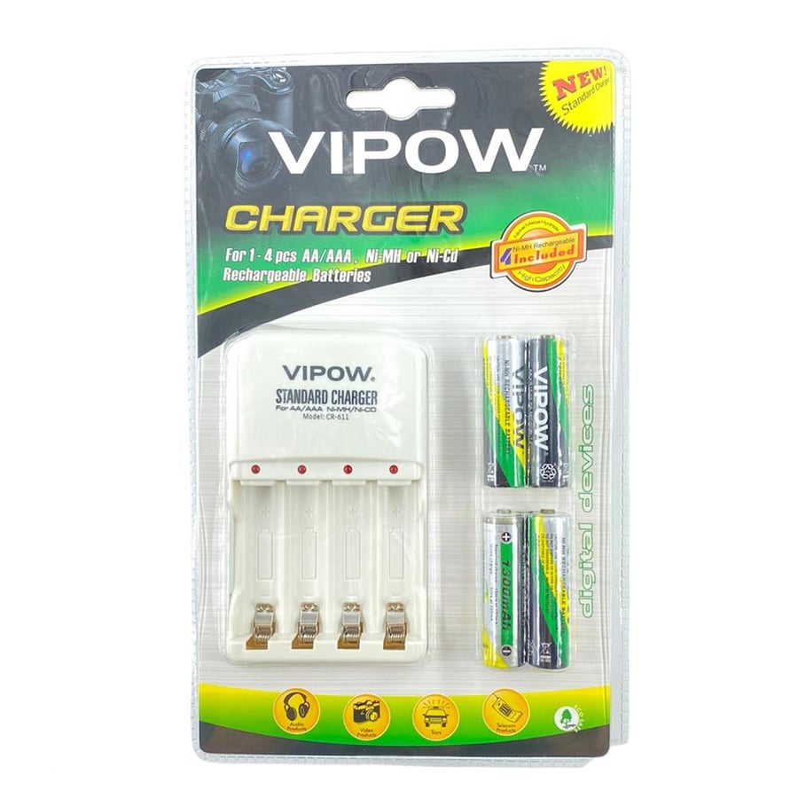 VIPOW Cr 611 Pil Şarj Cihazı