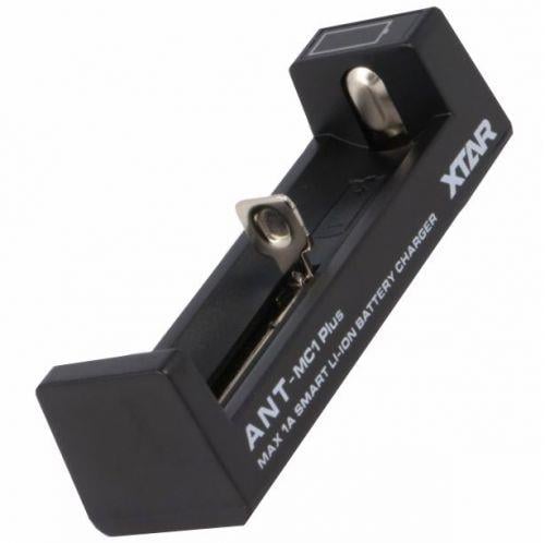 Xtar ANT-MC1 Plus Şarj Aleti, Sanyo UR18650BF Li-ion Pil, ORION 18650 Pil taşıma kutusu / 3'Lü SET