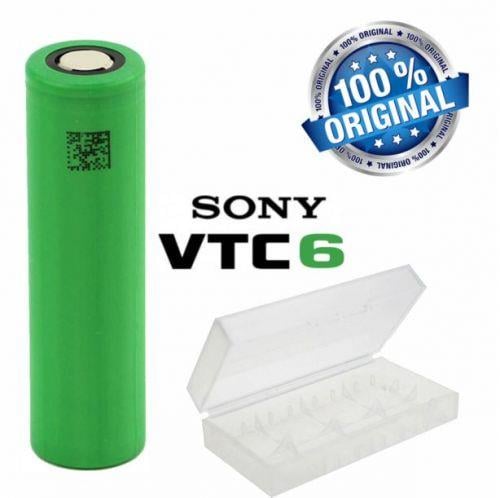 Xtar VC2 Plus Master Şarj Aleti,Sony VTC6 Li-ion Pil,ORION 18650 Pil taşıma kutusu / 3'Lü SET