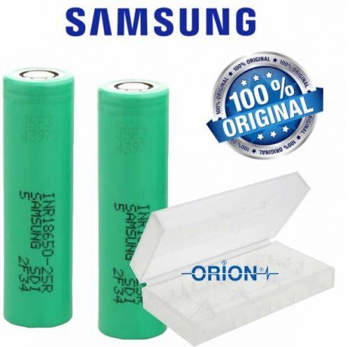 Xtar VC4 Şarj Aleti, Samsung INR18650-25R Li-ion Pil, ORION 18650 Pil taşıma kutusu / 4'Lü SET