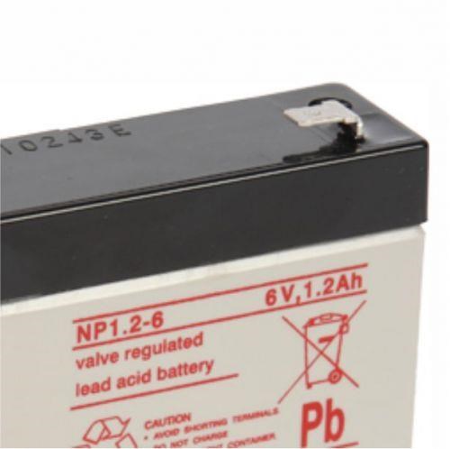 Yuasa NP1.2-6 6V 1.2Ah Bakımsız Kuru Akü 