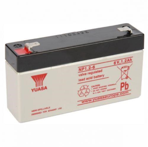 Yuasa NP1.2-6 6V 1.2Ah Bakımsız Kuru Akü 