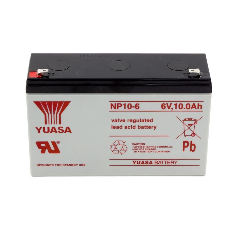 Yuasa NP10-6 6V 10Ah Bakımsız Kuru Akü 