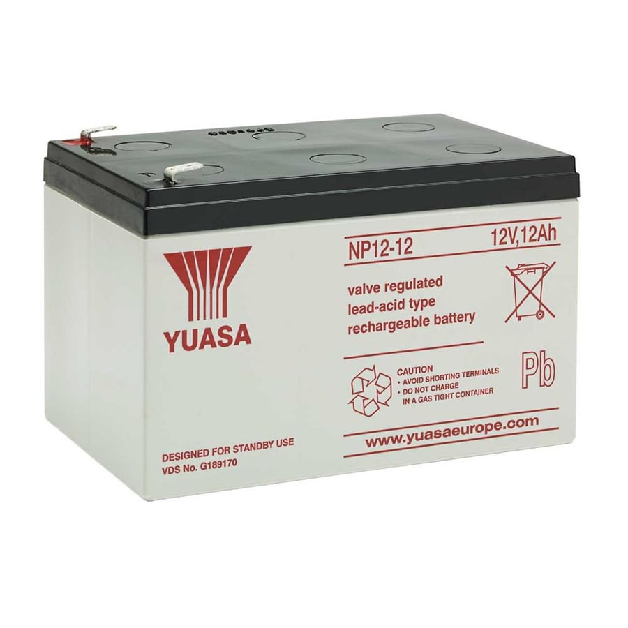 Yuasa NP12-12 12V 12Ah Bakımsız Kuru Akü 